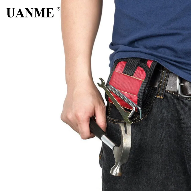 Uanme 13.8 ''Опоры для запястья Сильный магнитный для винт ногтей держатель браслет группа инструмент браслет ремень Поддержка комплект защиты