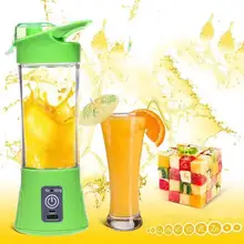 400 мл портативная соковыжималка Электрический USB Перезаряжаемый блендер для фруктов миксер мини соковыжималки экстрактор смузи чайник