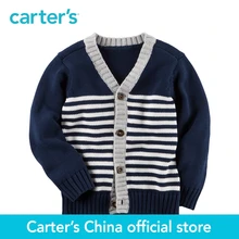 Carter de 1 pcs bébé enfants enfants Rayé Bouton-Avant Cardigan 243G870, vendu par Carter de Chine officielles magasin