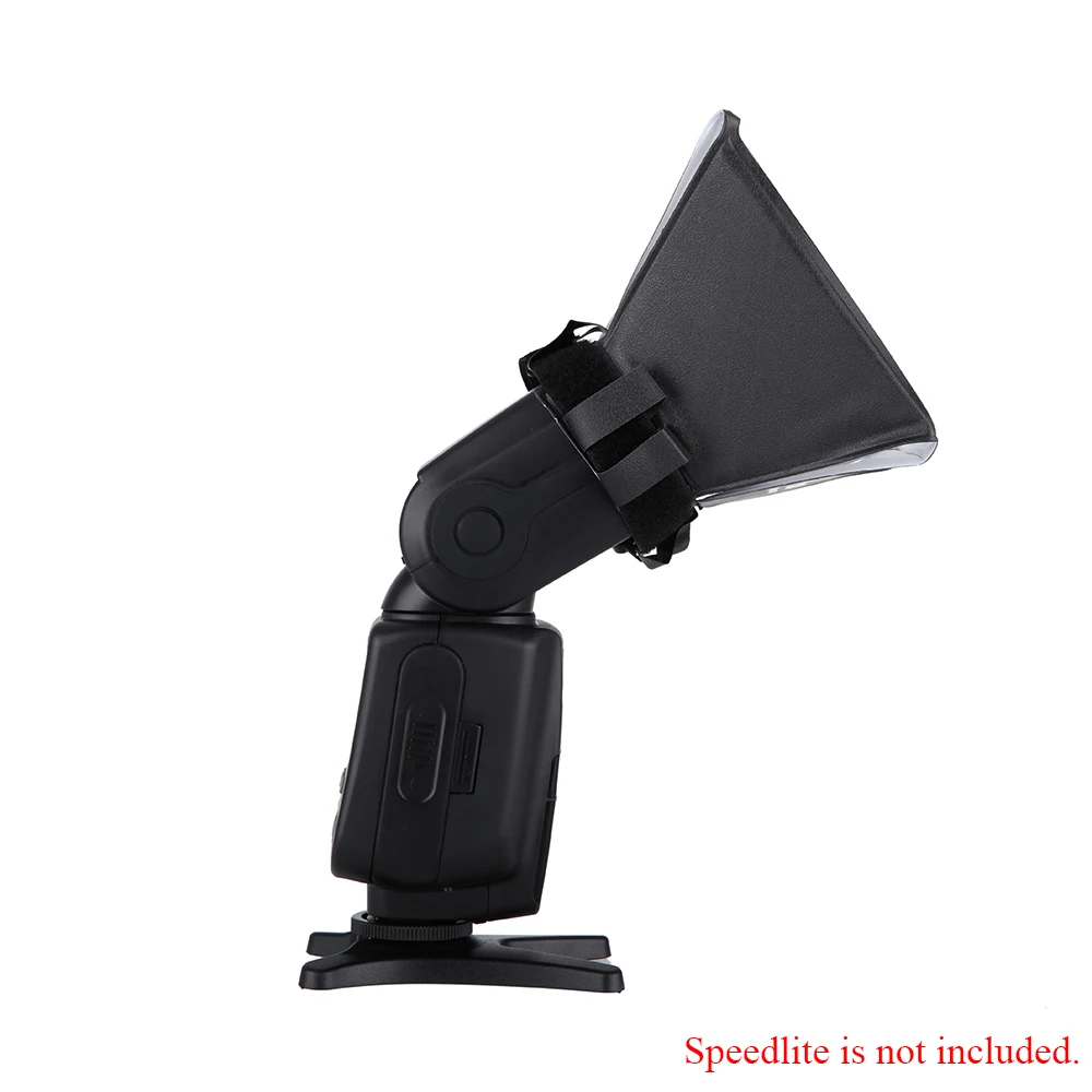 Portable Photography Flash Diffuser Mini Softbox Kit for Canon EOS Nikon Olympus Pentax Sony Sigma DSLR Speedlite Flash