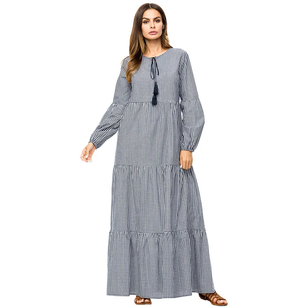 Abaya халат Бангладеш Исламская одежда 4XL Плюс Размер Кафтан из Дубая для женщин