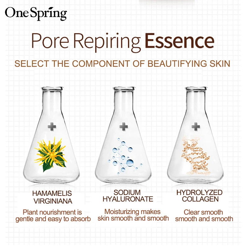 OneSpring Argireline Collagen Liquid Face Serum Anti-Wrinkle Anti-Aging Freckle Cream Skin Care Hyaluronic Acid Essence Moisture