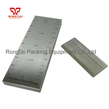 

Double Groove 0-15um Stainless Steel Fineness Grind Gauge Ink and Paint Grindometer Fineness of Grind Gauge