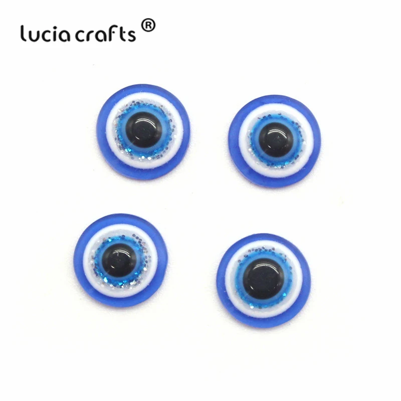 Распродажа! Lucia crafts 24 шт./лот 8 мм не Самоклеющиеся пластиковые Wiggly Googly Eyes DIY игрушки ручной работы куклы аксессуары K0912