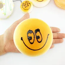 10 см DIY Kawaii мягкое выражение jumbo булочка мягкими милые Ароматические хлеб Еда Игрушечные лошадки pa120