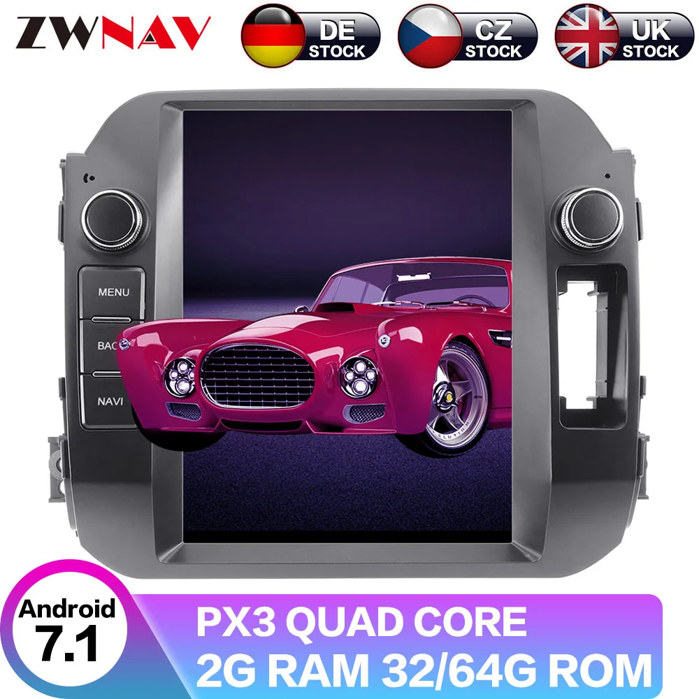 

Android 7.1 Tesla Screen 10.4" Car Stereo For Kia Sportage R 2010 - 2015 Auto Radio GPS Navigation Video Multimedia Headunit