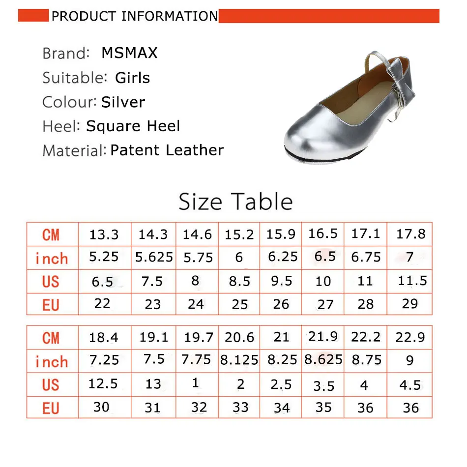 Msmax yz-03 Лакированная кожа коснитесь Обувь для девочек Обувь для танцев Детская Обувь кожаная для девочек квадратный каблук Профессиональный Балетные костюмы коснитесь Обувь для танцев