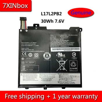 

7XINbox 30Wh 7.6V Genuine L17L2PB2 Laptop Battery For Lenovo L17L2PB4 L17L2PB1 Series 3948mAh Notebook Batteria