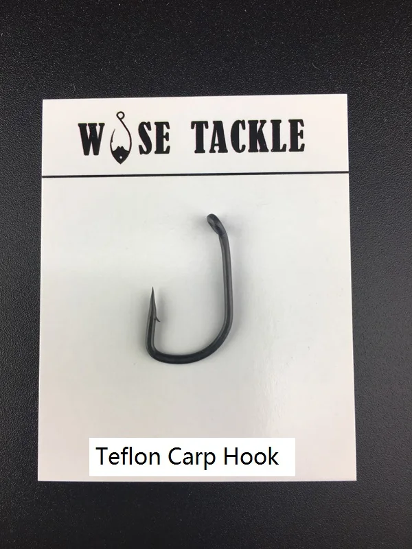 50 шт. wise Tackle Wide Gape SP крючки для карпа-темно-серый с тефлоновым покрытием-используется для карповых установок-рыболовные крючки с PTFE покрытием