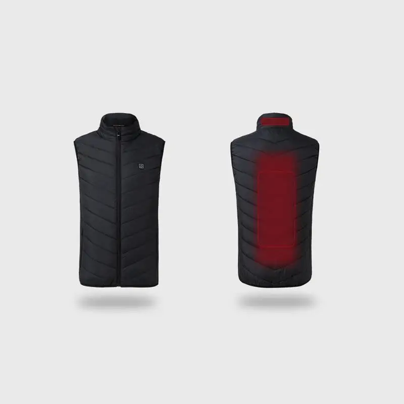 

Graphene Electric Heated Vest USB Security Intelligent Constant Temperature Ski Heating Vest Outdoor Sports Fishing Skiing Vest