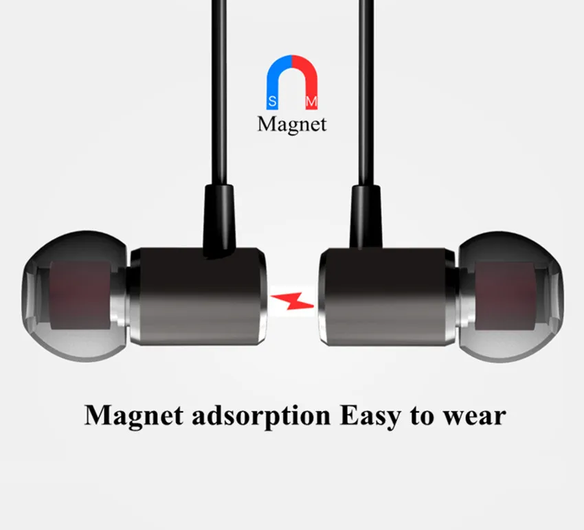 GutsyMan GM07 наушники-вкладыши гарнитура Магнитная четкость стерео звук с микрофоном наушники для iPhone6 7 8 мобильный телефон MP3 MP4 Mi5