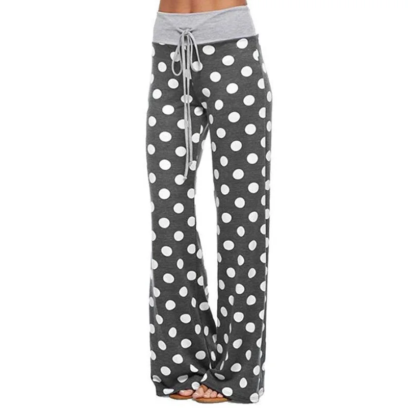 

2019 women wide leg pants female autumn clothing plus size sweatpants gothic flare pant boho fall2