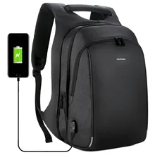 Деловой мужской рюкзак, зарядка через usb, защита от кражи, 15,6 дюймов, рюкзак для ноутбука, Мужская вместительная школьная сумка для колледжа, рюкзак для путешествий