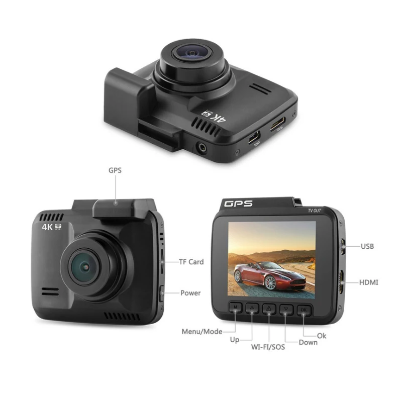 2 K dash cam HD DVR wifi ночного видения мини и gps 2018 Новое поступление