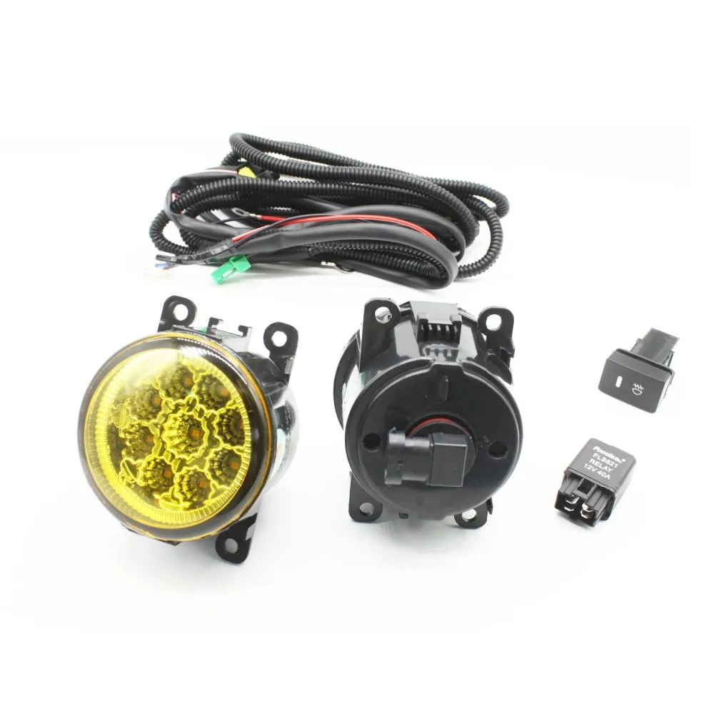 H11 Wiring Harness Sockets Wire Connector Switch + 2 Fog Lights DRL