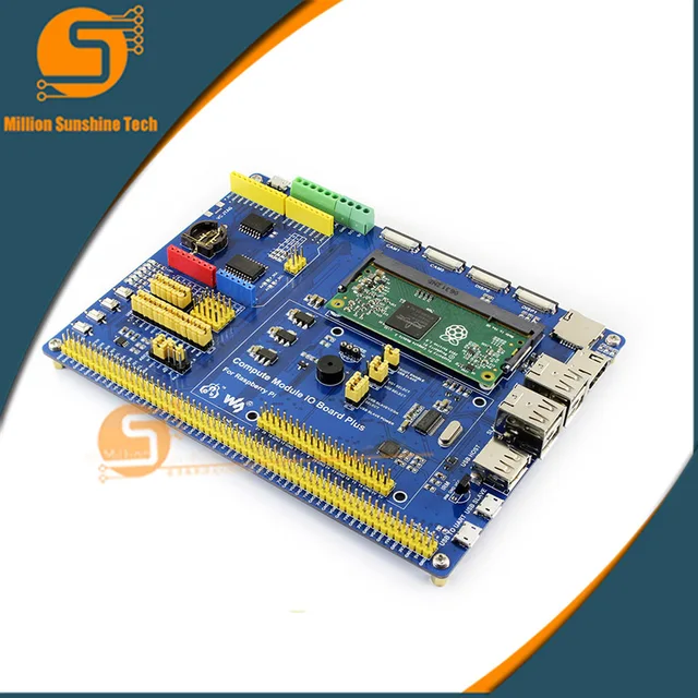 Best Price Compute Module IO Board Plus, Composite Breakout Board for Developing with Raspberry Pi CM3, CM3L Various common use components