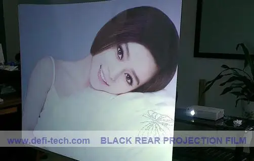 DfLabs BLACK задний проекционный экран/foil/film 74 &quot 1 77 square meter|projector screen|rear projector screenblack screen