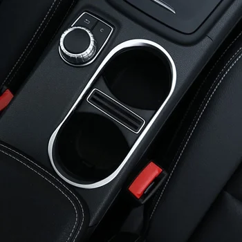 

Car water Cup Holder Cover Trim For Mercedes Benz CLA 200 260 GLA A Class W176 C117 A180 14-17 Accessory Car Styling