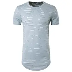 2018 новая футболка с коротким рукавом мужская однотонная круглая шея Мужская нижняя рубашка