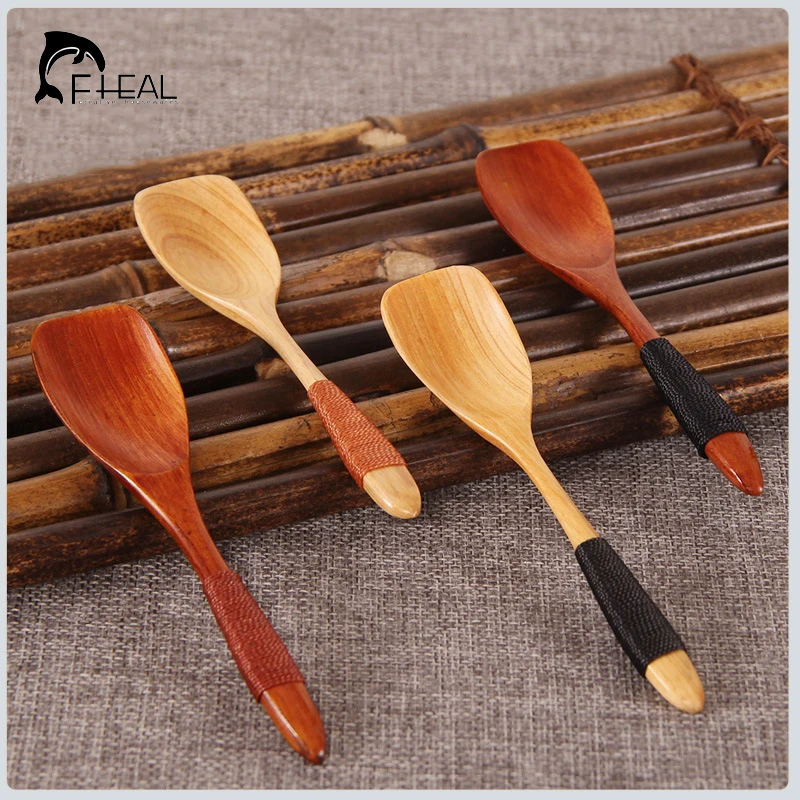 FHEAL Small Mini Wooden Spoon kitcehn Cooking Utensil Toos Soup