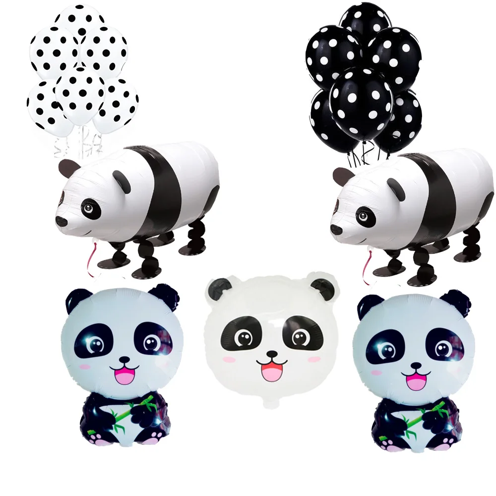 Китайские воздушные шары Kongfu Panda из фольги детские надувные игрушки вечерние