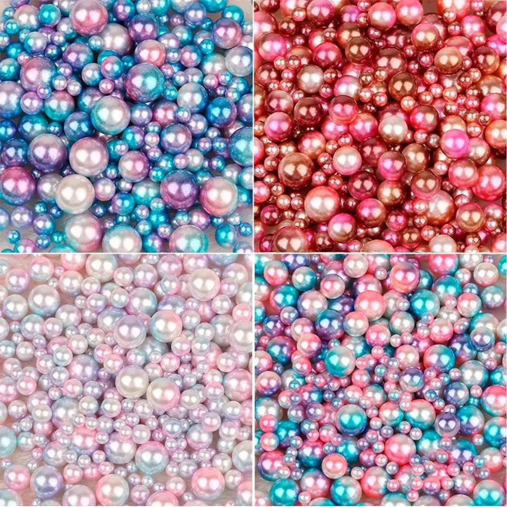 

FRIGG 4/6/8/10mm Multi size option 250Pcs/lot random mix color no holes Pearls Round Beads For DIY Craft Scrapbook Decoration