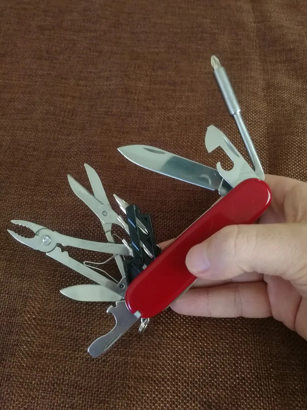 Grady Fung Customize 91mm Army Knife 440C Stainless Steel Blade 11 Funtion Computer Tools Utility Multi Survival | Инструменты