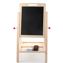 children puzzle wood sketchpad work the blackboard double wooden panel Graffiti drawing board toys learning education toy