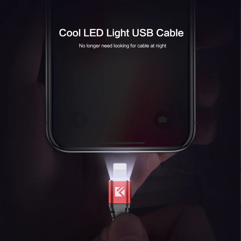 FLOVEME для iPhone XS Max XR X 8 7 Plus USB кабель светодиодный светильник 1 м зарядный провод кабель для передачи данных для iPad iPhone кабели для мобильных телефонов