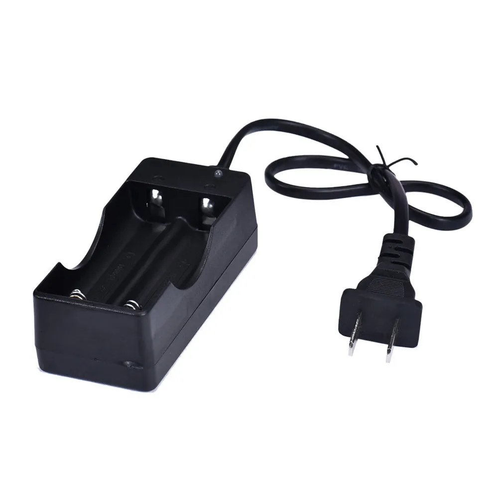 Hot Sale 18650 Battery Charger AC 110- 220V Dual Charger For 18650 3.7V Rechargeable Li-Ion Battery US EU Plug #UO