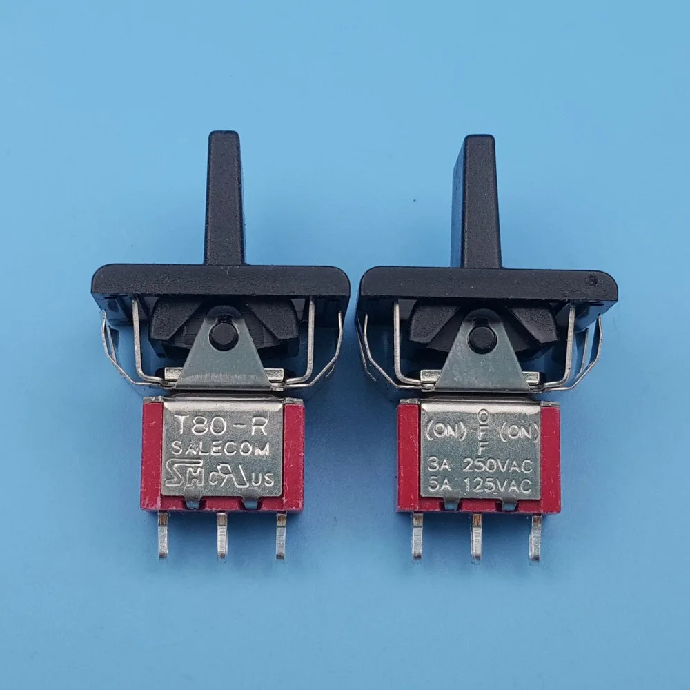 5 шт. SH T80 R мгновенный 3Pin MOM OFF 3 позиционный мини Лопатка тумблер 3A/250VAC|switch 3a|switch