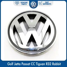 150MM Chrome 1K5853600MQH Front Radiator Grille Emblem Car Accessories For VW Volkswagen Golf Jetta Passat CC