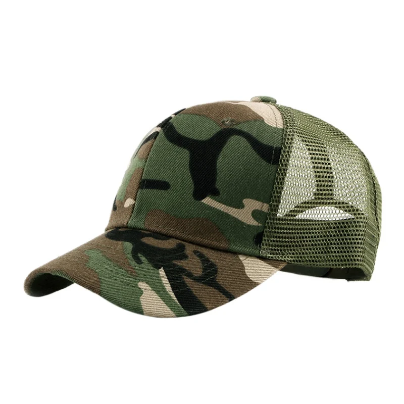 

new sports cap camouflage duck tongue net cap breathable refreshing cool mountaineering running tennis baseball cap