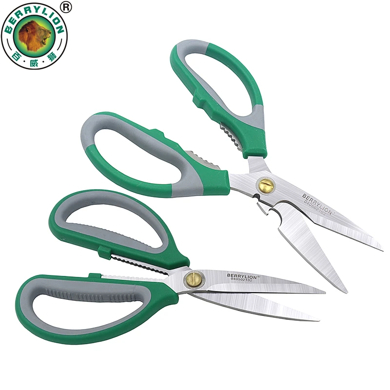 BERRYLION 8'' Kitchen Scissors Stainless Steel Multi Function Knife For Cooking Chicken Household Hand Tools | Инструменты