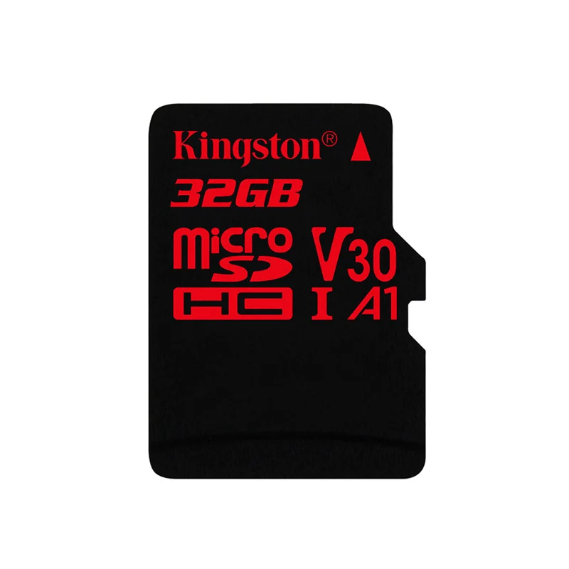 Kingston Micro SD карта 32 Гб 64 Гб 128 Гб карта памяти TF microSD красный HD 4K Экшн-камера карты памяти для Дрон для GoPro смартфон - Емкость: SDCR-red-32G