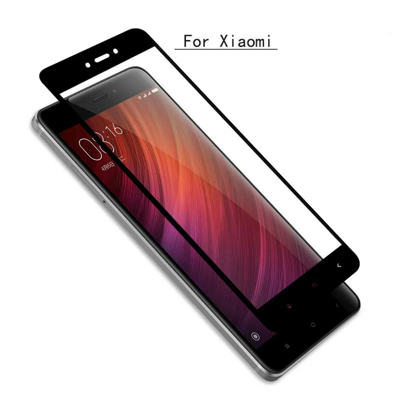 2.5D HD полное покрытие Закаленное стекло пленка для Xiaomi Redmi 4A 4Pro 4X Note4X 5 5A Note 2 4