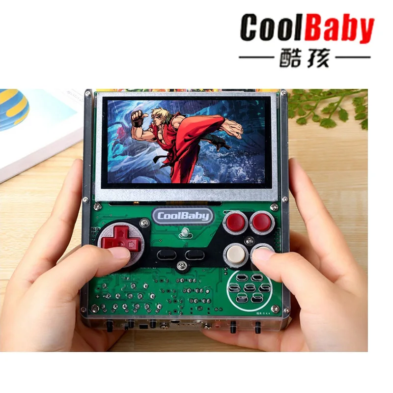 Портативная игровая консоль coolbaby X7 4 3 дюйма 8 бит сделай сам|Портативные игровые