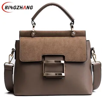 

2020 New High Quality Women Messenger bags Metal Hasp Female Shoulder Bags Fashion Women Handbags Tote Briefcase L8-98