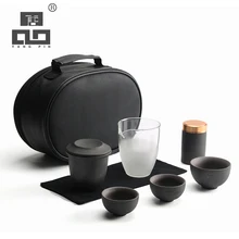 TANGPIN китайский керамический чайник для заварки, набор чайных чашек, портативный дорожный чайный набор, посуда для напитков