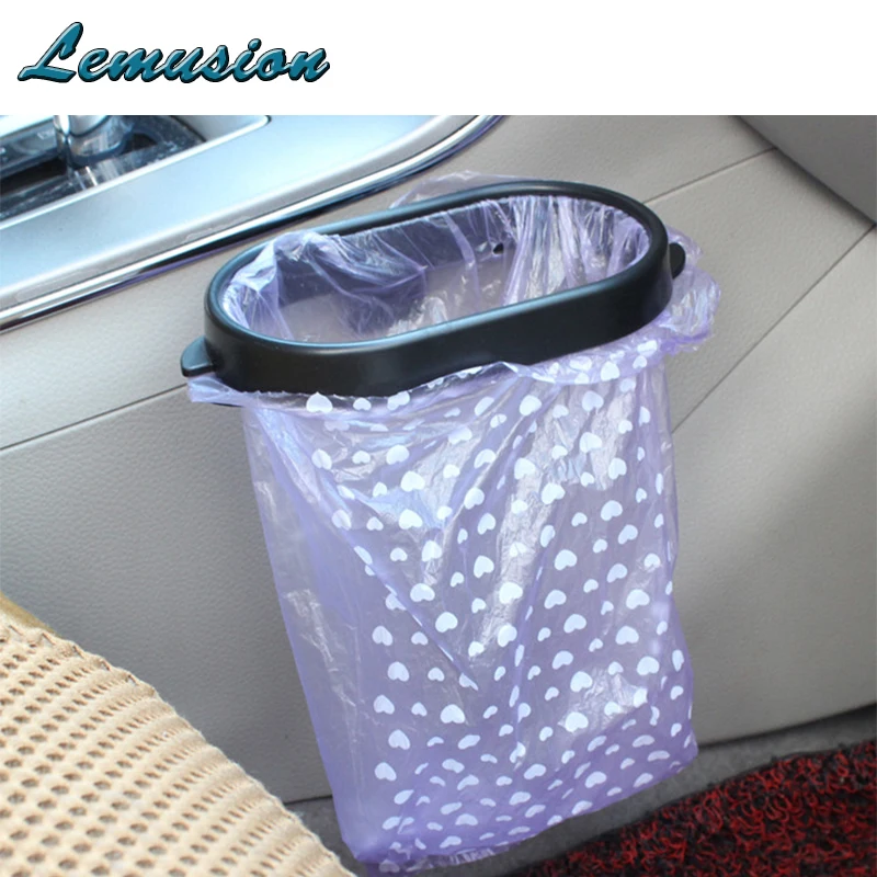 

Car-styling 1X Car Rubbish Bin Trash Bag Frame For Hyundai i30 solaris ix35 Peugeot 307 206 407 Opel astra insignia Accessories