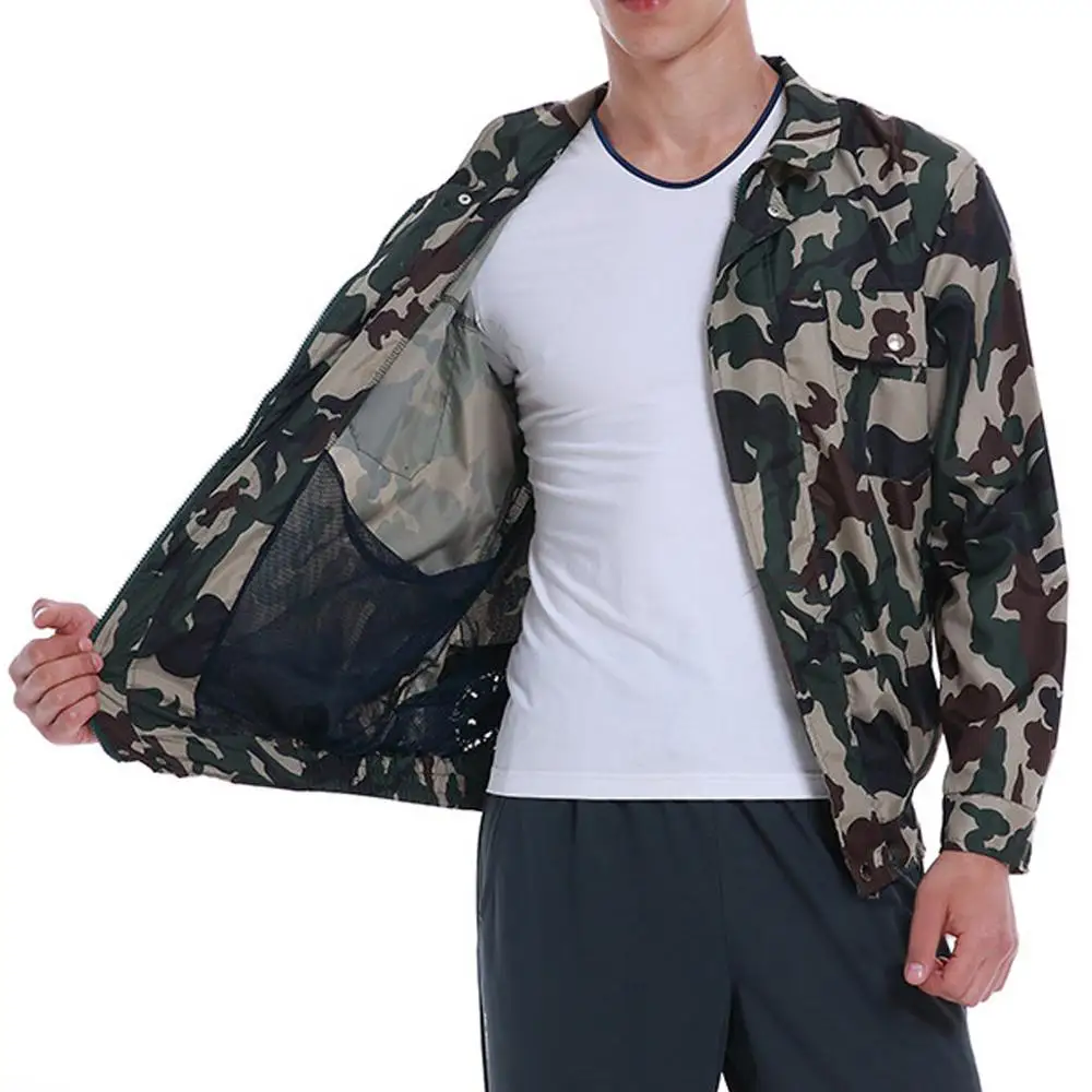

Men Workwear Equipped Cooling Jacket Fan Summer Outdoor Air-Conditioned Clothes Women Sun Protection Tops Sports Air-Conditioned