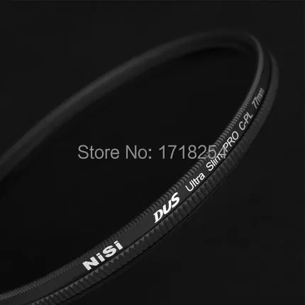 Cheap NiSi DUS Ultra 77mm Slim Circular Polarizer Polarising CPL Filter special thin-film technology