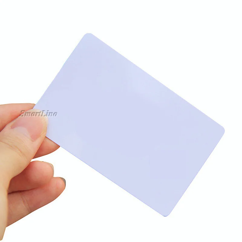 500 шт/лот бесконтактная RFID карта 125 кГц TK4100 EM4100 смарт-карта белый пластиковый из ПВХ Карта чтения только с накладкой ламинирования