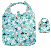 Новинка, сумка для покупок с мороженым, Оксфорд, складная, удобная, многоразовая, сумка-тоут, переработанная, сумка для хранения, складной карман для покупок