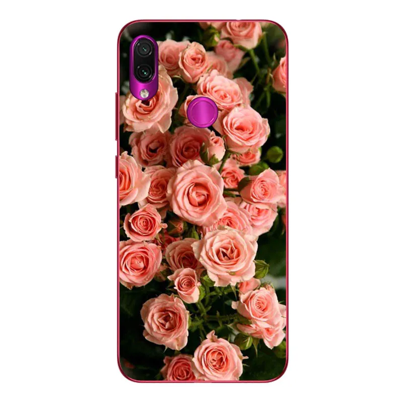 Geruide 6.3 For xiaomi redmi note 7 Case Cover, Printed Soft Silicon TPU Back Cover Case For xiaomi redmi note 7 pro Phone Cases