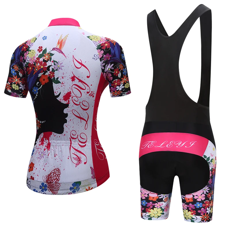 Женская летняя Майо трикотаж 2019 женский Mallot Велосипедный спорт костюмы Дорожный велосипед одежда форма мультфильм для верховой езд