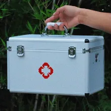 Очень большой pyxides алюминиевый сплав медицинским 31st Box наркотиками коробка Домашняя аптечка Медицина Box