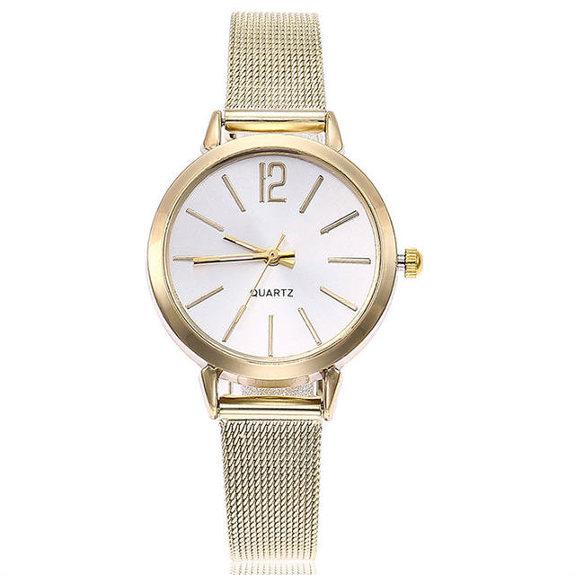 Women Stainless Steel Lady Bracelet Watch vansvar Brand Elegant Dial Quartz Casual Wrist Watch Clock Gift reloj mujer #D