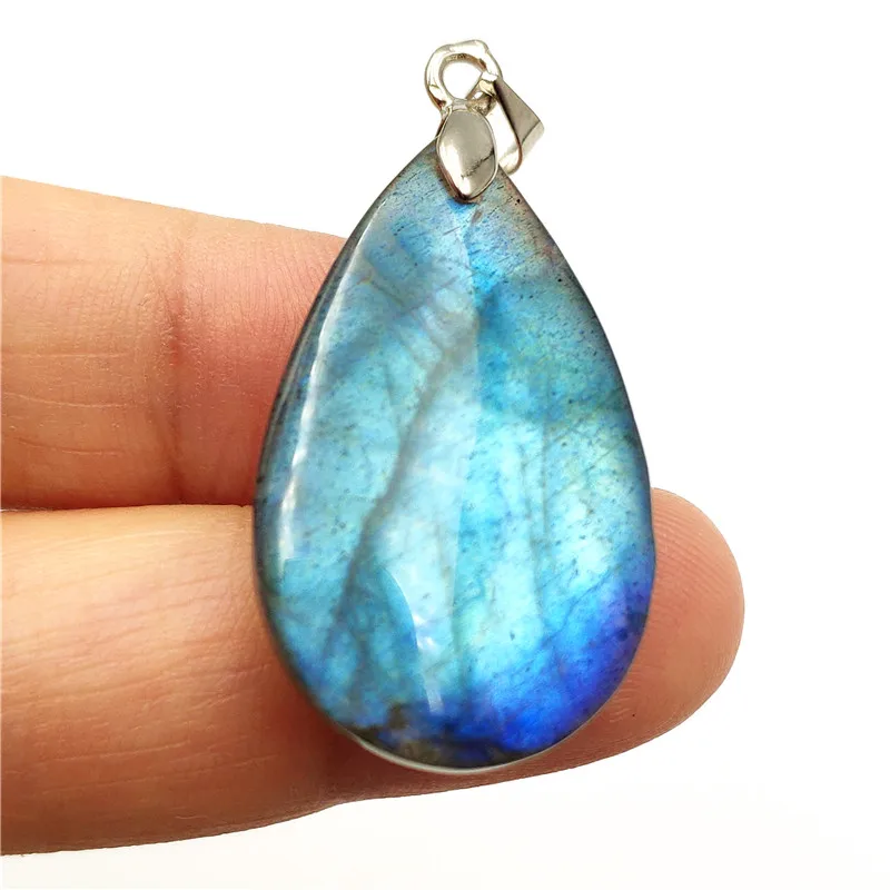 Natural Labradorite Necklace Pendant (1)