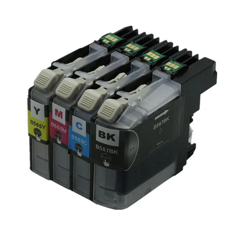 

Replacement LC567 LC-567 LC567XL LC565XL LC565 Ink Cartridges MFC J2310 J2510 MFC-J2310